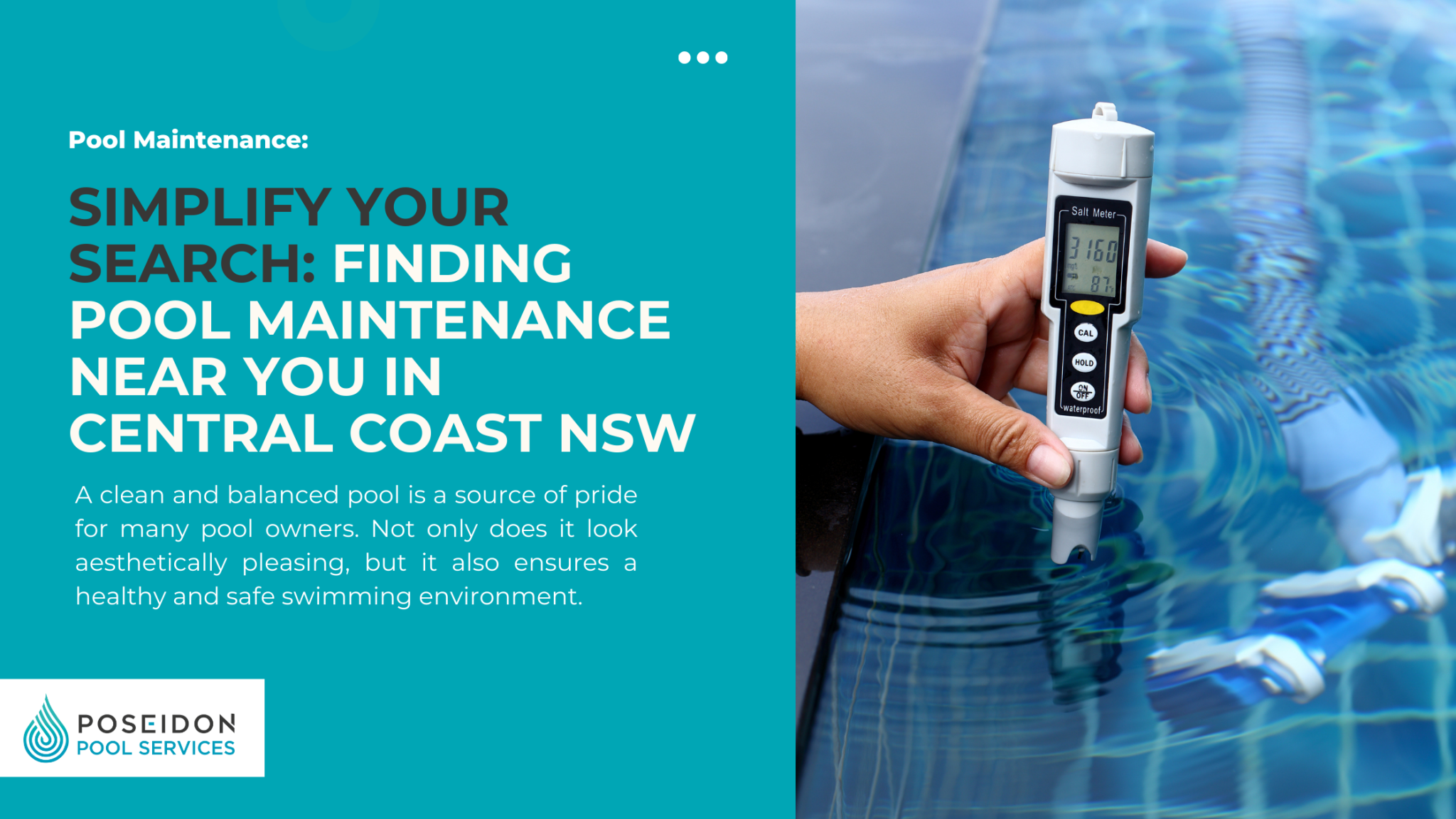 Pool Maintenance In Central Coast NSW Poseidon Pool